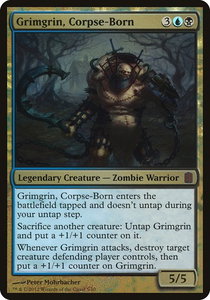 Grimgrin, Corpse-Born (Commander's Arsenal) - Oversize Cards (OVER) #5 - Rare Magic: The Gathering Trading Card