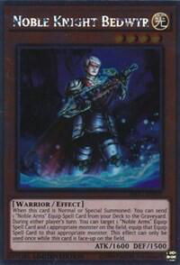 Noble Knight Bedwyr - Noble Knights of the Round Table Box Set (NKRT) #NKRT-EN002 - Platinum Rare YuGiOh Trading Card