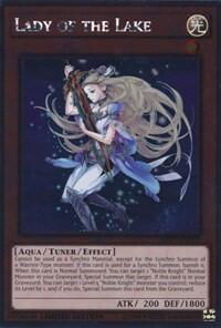Lady of the Lake - Noble Knights of the Round Table Box Set (NKRT) #NKRT-EN013 - Platinum Rare YuGiOh Trading Card