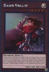 Dawn Knight - Noble Knights of the Round Table Box Set (NKRT) #NKRT-EN016 - Platinum Rare YuGiOh Trading Card