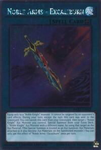Noble Arms - Excaliburn - Noble Knights of the Round Table Box Set (NKRT) #NKRT-EN023 - Platinum Rare YuGiOh Trading Card