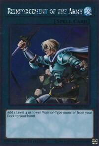 Reinforcement of the Army - Noble Knights of the Round Table Box Set (NKRT) #NKRT-EN026 - Platinum Rare YuGiOh Trading Card