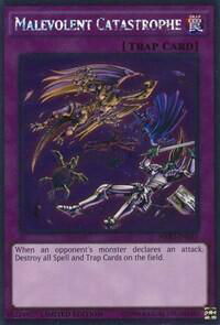 Malevolent Catastrophe - Noble Knights of the Round Table Box Set (NKRT) #NKRT-EN033 - Platinum Rare YuGiOh Trading Card
