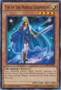 Tyr of the Nordic Champions - Legendary Collection 5D's (LC05) #LC5D-EN186 - Common / Short Print YuGiOh Trading Card