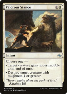 Valorous Stance - Fate Reforged (FRF) #28 - Uncommon Magic: The Gathering Trading Card