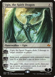 Ugin, the Spirit Dragon - Fate Reforged (FRF) #1 - Mythic Rare Magic: The Gathering Trading Card