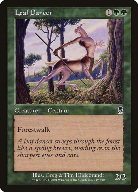 Leaf Dancer - Odyssey Magic: The Gathering trading card