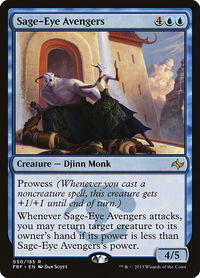 Sage-Eye Avengers - Fate Reforged (FRF) #50 - Rare Magic: The Gathering Trading Card