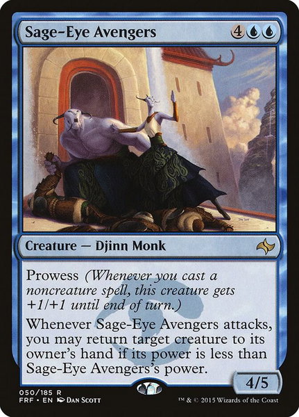 Sage-Eye Avengers trading card from Fate Reforged Sage-Eye Avengers - Fate Reforged Magic: The Gathering trading card