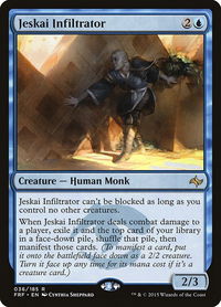 Jeskai Infiltrator - Fate Reforged (FRF) #36 - Rare Magic: The Gathering Trading Card