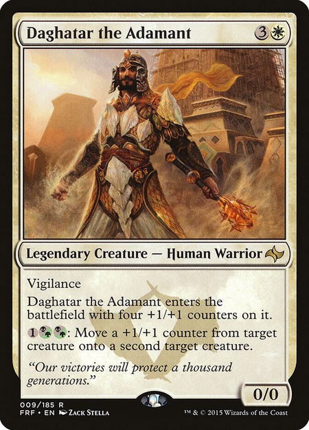 Daghatar the Adamant - Fate Reforged Magic: The Gathering trading card