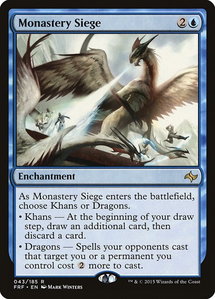 Monastery Siege - Fate Reforged (FRF) #43 - Rare Magic: The Gathering Trading Card