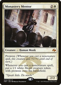 Monastery Mentor - Fate Reforged (FRF) #20 - Mythic Rare Magic: The Gathering Trading Card