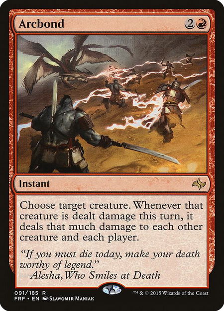 Arcbond - Fate Reforged Magic: The Gathering trading card