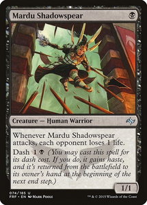 Mardu Shadowspear - Fate Reforged (FRF) #74 - Uncommon Magic: The Gathering Trading Card