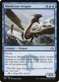 Mindscour Dragon - Fate Reforged (FRF) #41 - Uncommon Magic: The Gathering Trading Card
