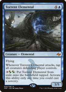 Torrent Elemental - Fate Reforged (FRF) #56 - Mythic Rare Magic: The Gathering Trading Card