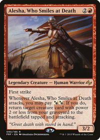 Alesha, Who Smiles at Death - Fate Reforged (FRF) #90 - Rare Magic: The Gathering Trading Card