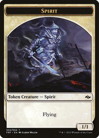 Spirit Token - Fate Reforged (FRF) #2 - Token Magic: The Gathering Trading Card