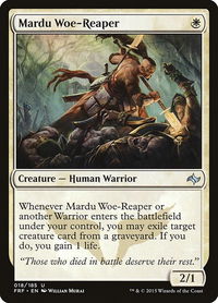 Mardu Woe-Reaper - Fate Reforged (FRF) #18 - Uncommon Magic: The Gathering Trading Card