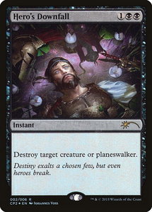 Hero's Downfall - Unique and Miscellaneous Promos (UMP) #2 - Rare Magic: The Gathering Trading Card