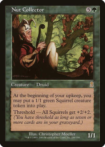 Nut Collector - Odyssey Magic: The Gathering trading card