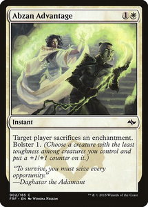 Abzan Advantage - Fate Reforged (FRF) #2 - Common Magic: The Gathering Trading Card