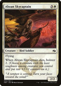 Abzan Skycaptain - Fate Reforged (FRF) #4 - Common Magic: The Gathering Trading Card
