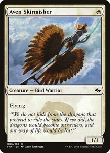 Aven Skirmisher - Fate Reforged (FRF) #6 - Common Magic: The Gathering Trading Card