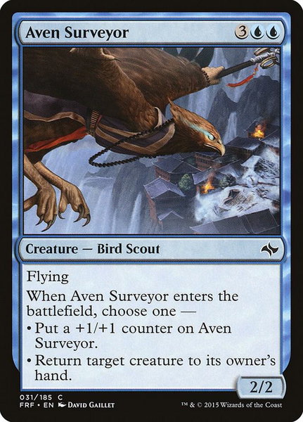 Aven Surveyor trading card from Fate Reforged Aven Surveyor - Fate Reforged Magic: The Gathering trading card
