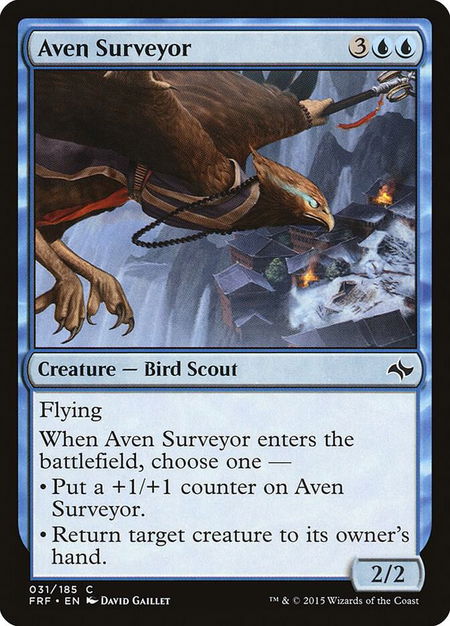 Aven Surveyor - Fate Reforged Magic: The Gathering trading card