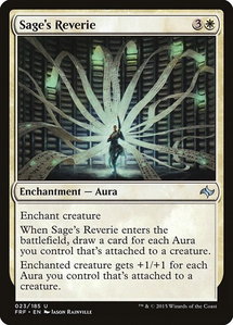 Sage's Reverie - Fate Reforged (FRF) #23 - Uncommon Magic: The Gathering Trading Card