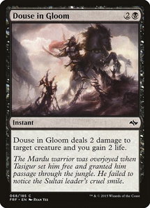 Douse in Gloom - Fate Reforged (FRF) #68 - Common Magic: The Gathering Trading Card