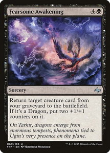 Fearsome Awakening - Fate Reforged (FRF) #69 - Uncommon Magic: The Gathering Trading Card