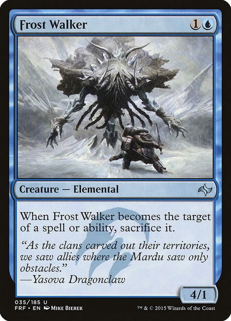 Frost Walker - Fate Reforged Magic: The Gathering trading card