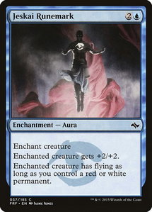 Jeskai Runemark - Fate Reforged (FRF) #37 - Common Magic: The Gathering Trading Card