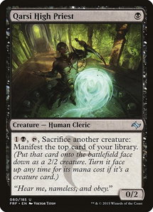 Qarsi High Priest - Fate Reforged (FRF) #80 - Uncommon Magic: The Gathering Trading Card