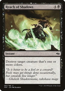 Reach of Shadows - Fate Reforged (FRF) #81 - Common Magic: The Gathering Trading Card