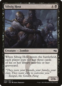 Sibsig Host - Fate Reforged (FRF) #82 - Common Magic: The Gathering Trading Card