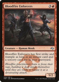 Bloodfire Enforcers - Fate Reforged (FRF) #93 - Uncommon Magic: The Gathering Trading Card