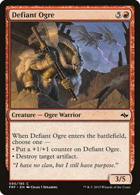 Defiant Ogre - Fate Reforged (FRF) #96 - Common Magic: The Gathering Trading Card