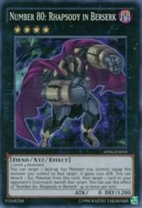 Number 80: Rhapsody in Berserk - Astral Pack 6 YuGiOh trading card