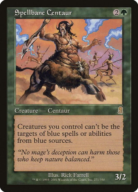 Spellbane Centaur - Odyssey Magic: The Gathering trading card