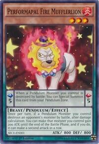 Performapal Fire Mufflerlion - Secrets of Eternity (SECE) #SECE-EN001 - Common / Short Print YuGiOh Trading Card