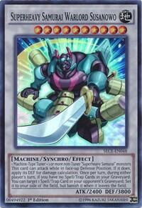 Superheavy Samurai Warlord Susanowo - Secrets of Eternity (SECE) #SECE-EN048 - Super Rare YuGiOh Trading Card