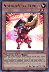 Superheavy Samurai Trumpeter - Secrets of Eternity (SECE) #SECE-EN008 - Super Rare YuGiOh Trading Card
