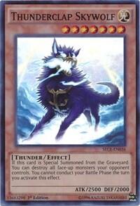 Thunderclap Skywolf - Secrets of Eternity (SECE) #SECE-EN036 - Super Rare YuGiOh Trading Card