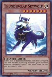 Thunderclap Skywolf - Secrets of Eternity YuGiOh trading card