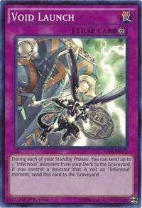 Void Launch trading card from Secrets of Eternity Void Launch - Secrets of Eternity YuGiOh trading card