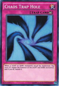 Chaos Trap Hole - OTS Tournament Pack 3 (OP03) #OP03-EN012 - Super Rare YuGiOh Trading Card